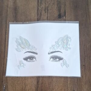 Rhinestone Face Gems Jewels Face Crystal Stickers